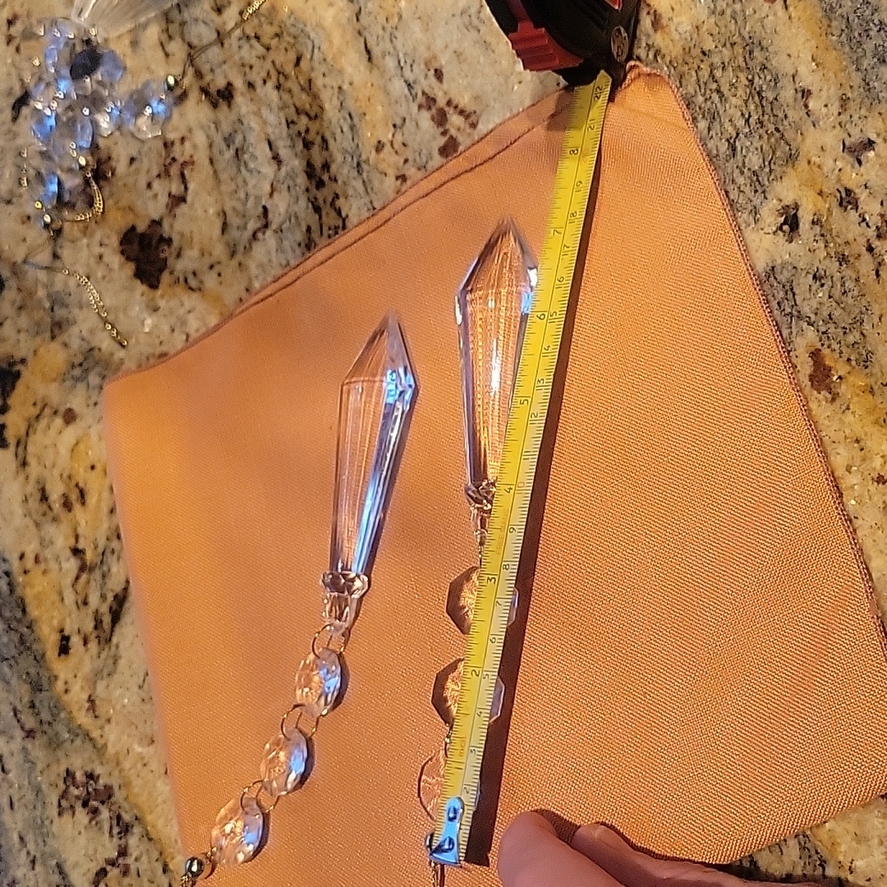 Set of 5 Christmas hanging crystals - Picture 9 of 10
